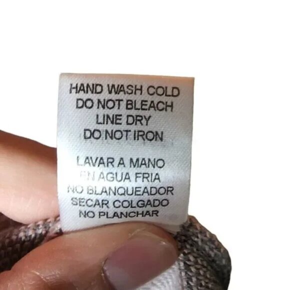 Endless Rose Women's Small Grey & Pink Color Block Chic Pencil Midi Skirt small - Picture 6 of 6